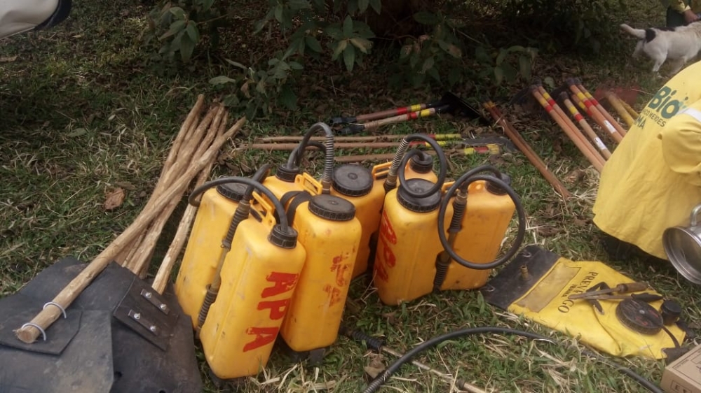 Aiuruoca recebe treinamento para Brigada Anti-incêndio