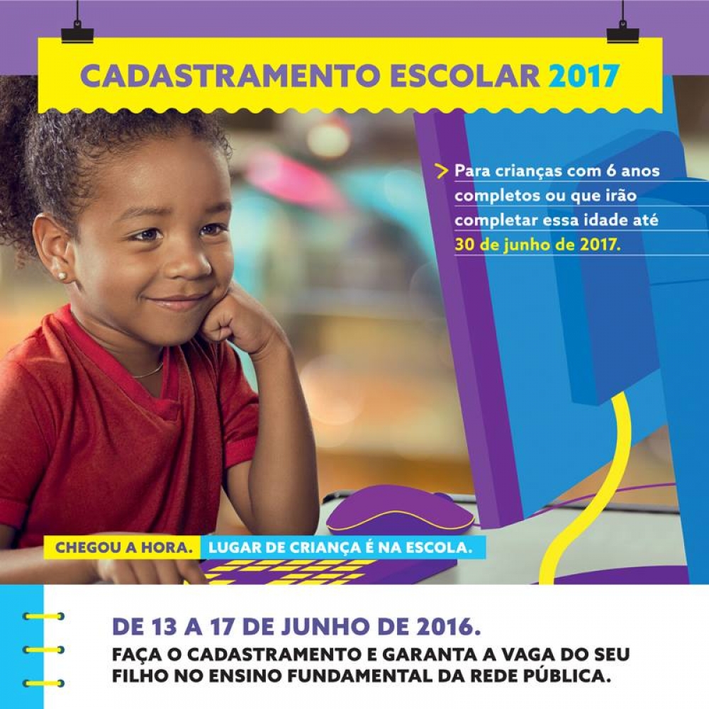 Cadastramento Escolar 2017