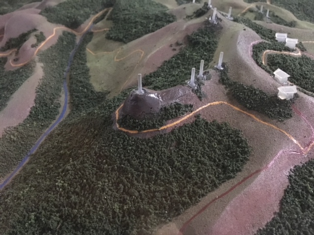 Maquete do Parque Estadual da Serra do Papagaio é transportada para Alagoa