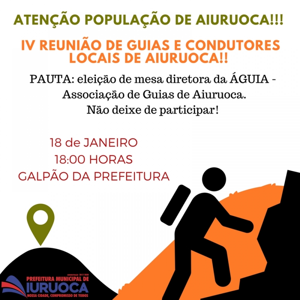 Comunicado aos Guias de Aiuruoca