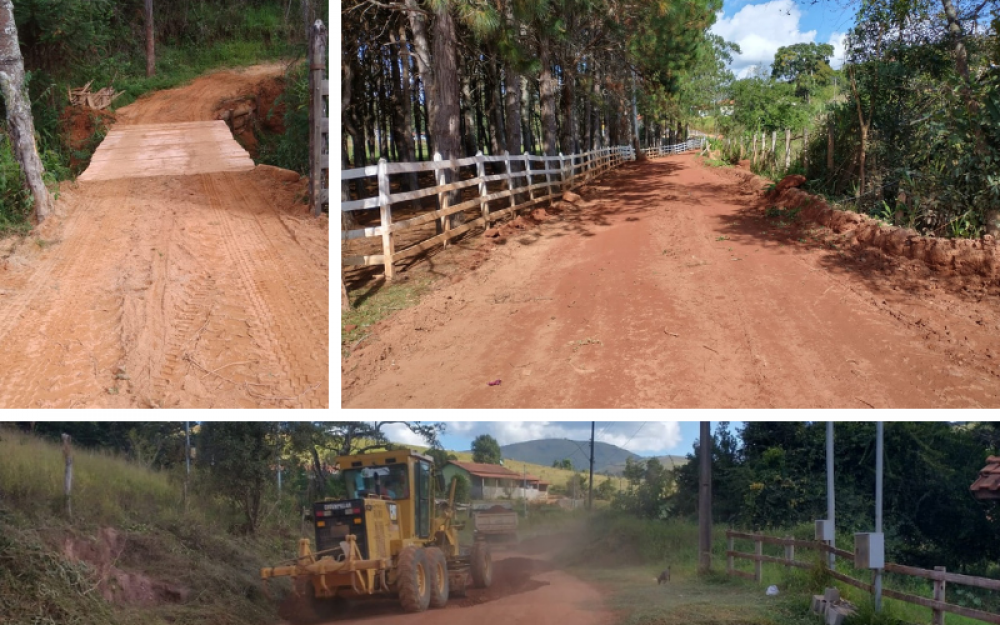 Governo Municipal segue realizando manutenção nas estradas rurais