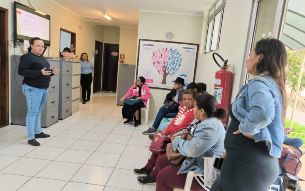Governo Municipal promove palestra sobre os aspectos psicológicos da gestação e puerpério.