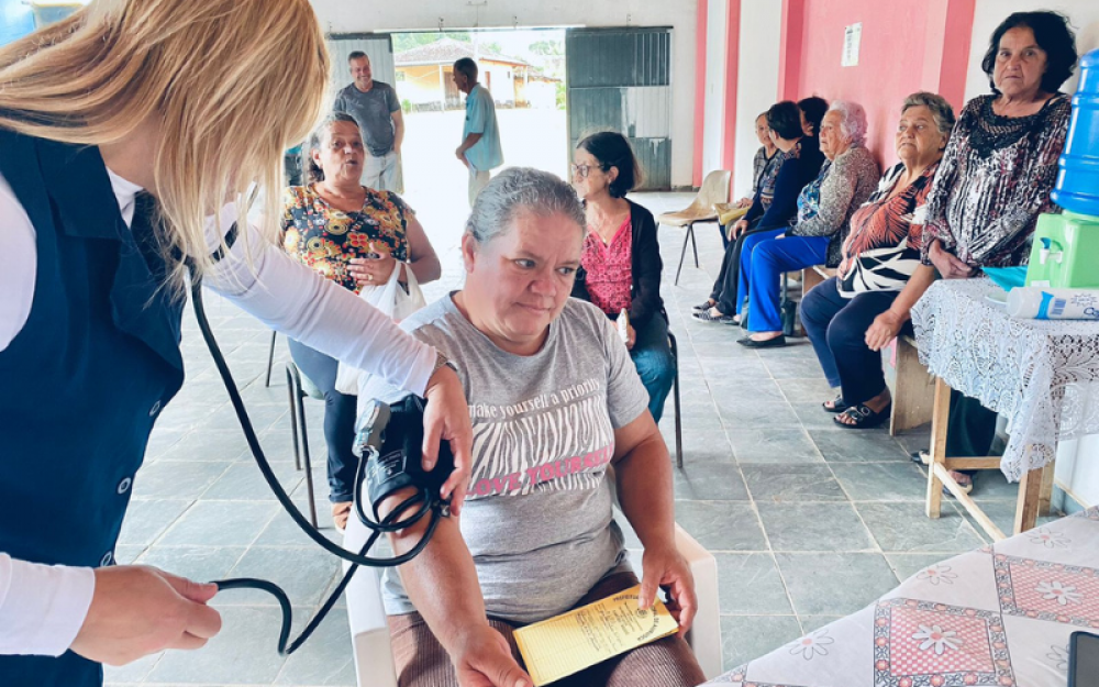 Governo Municipal realiza ação de saúde e prevenção no bairro Campina.