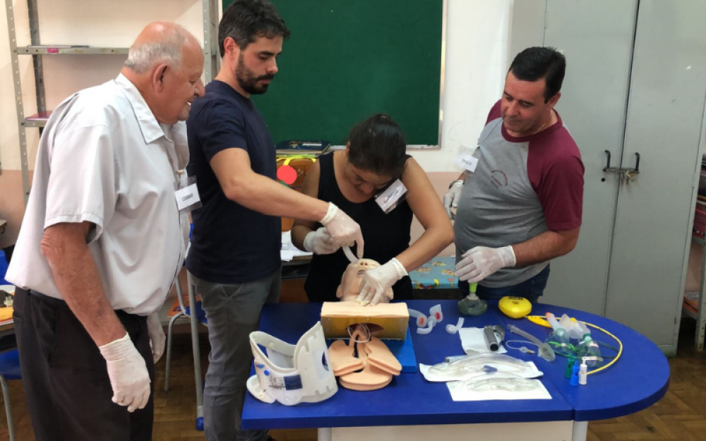 Governo Municipal realiza curso para os colaboradores da Secretaria de Saúde.