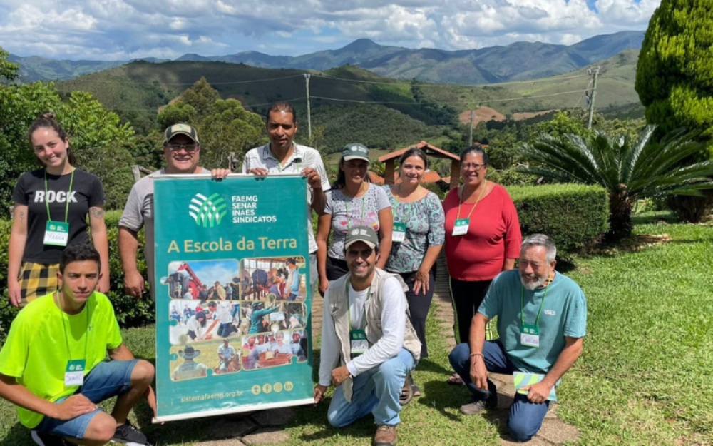 Alunos concluem o curso de Turismo Rural ofertado pelo Sistema FAEMG/Senar Minas.