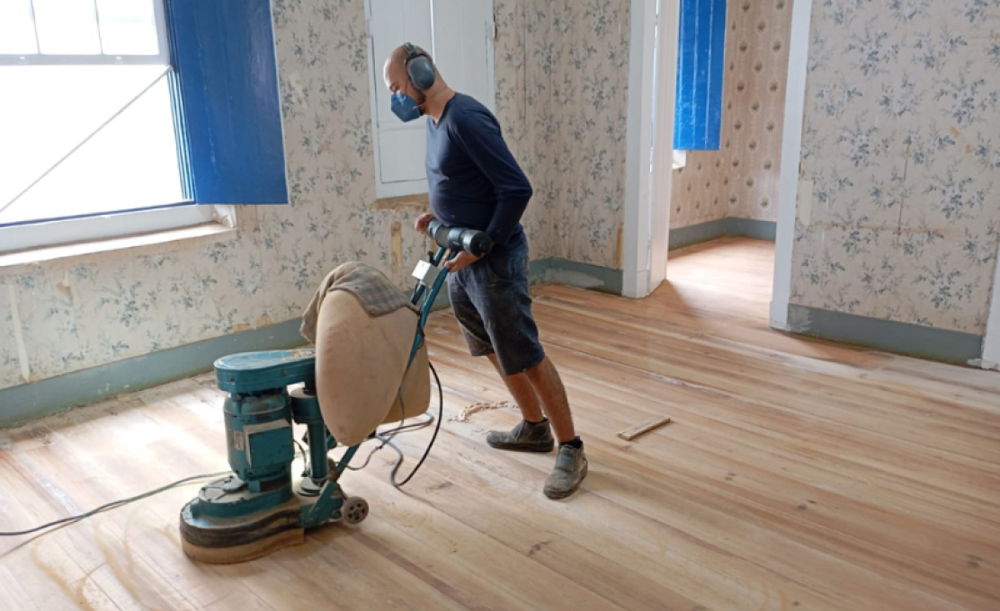 Museu Municipal passa por restauro completo nos assoalhos e prepara-se para a reabertura.